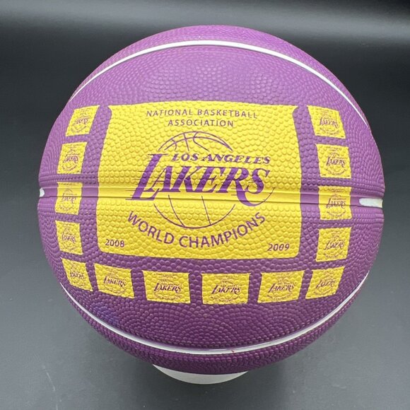 Spalding Other - Vtg Spalding/LA LAKERS NBA Souvenir/Kid Toy Mini 7" Basketball; Purple/Yellow